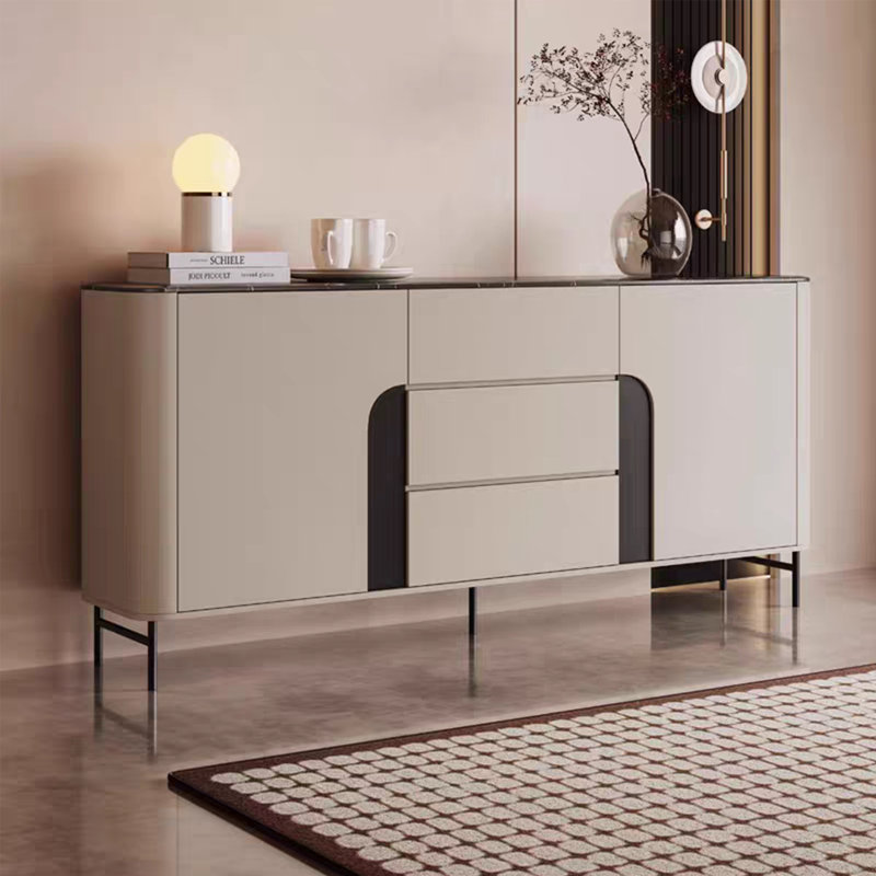 Armoire d'entrée de style italien de luxe, H 33,46 po x l 70,86 po x P 15,75 po