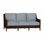 Peninsula 80" Wide Outdoor Wicker Patio Sofa with Cushions
