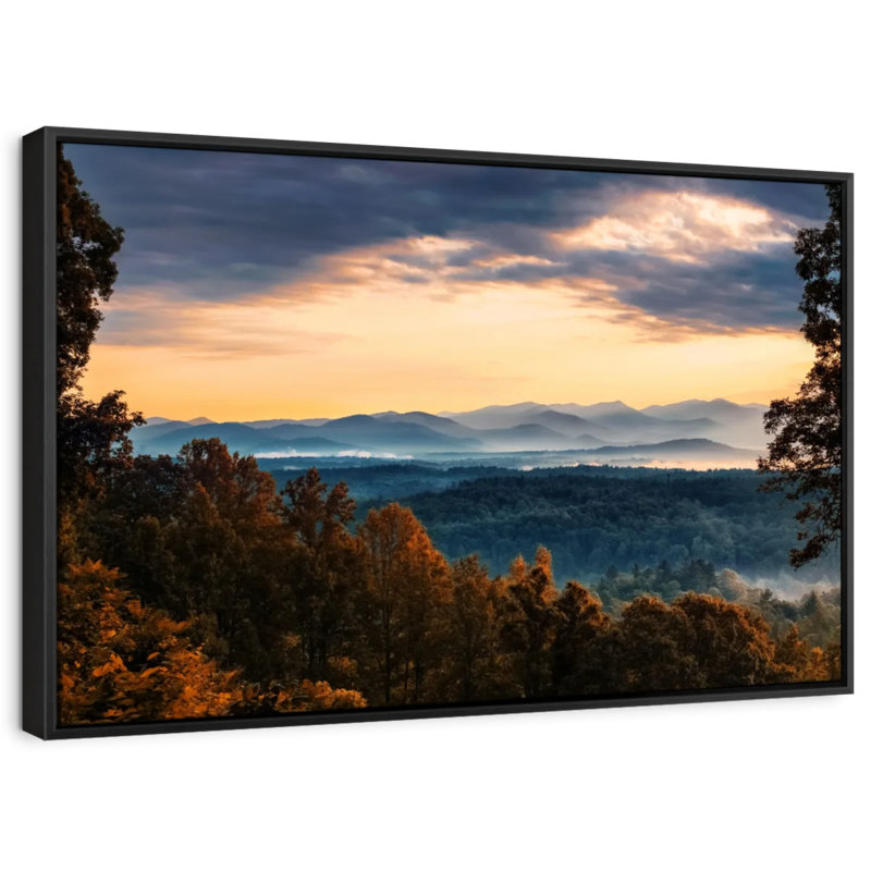 Nature «Blue Ridge Mountain Sunrise», H 40 po x l 27 po