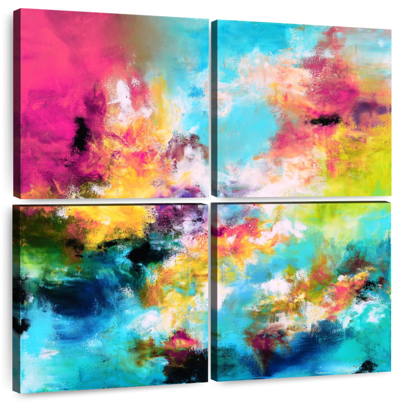 Colorful Reflection, 57" H x 57" W