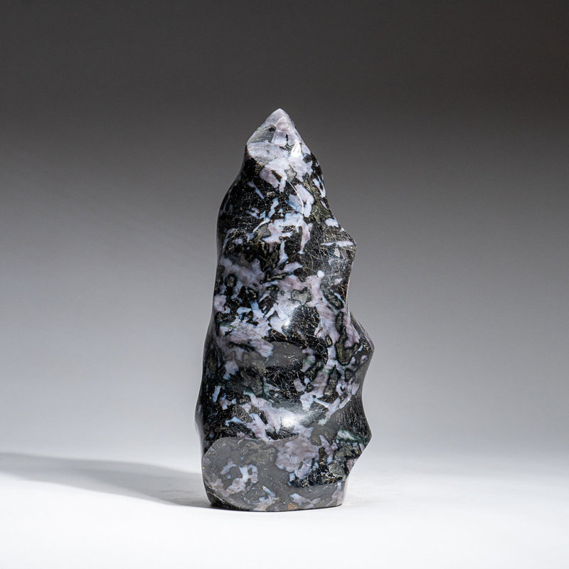 Genuine Polished Indigo Gabbro Flame Freeform (2.2 Lbs)