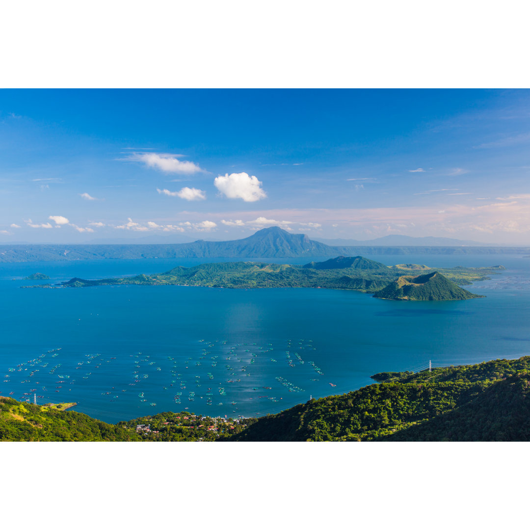 Lake Taal Volcano, Philippines by Shanenk - Wrapped Canvas Print