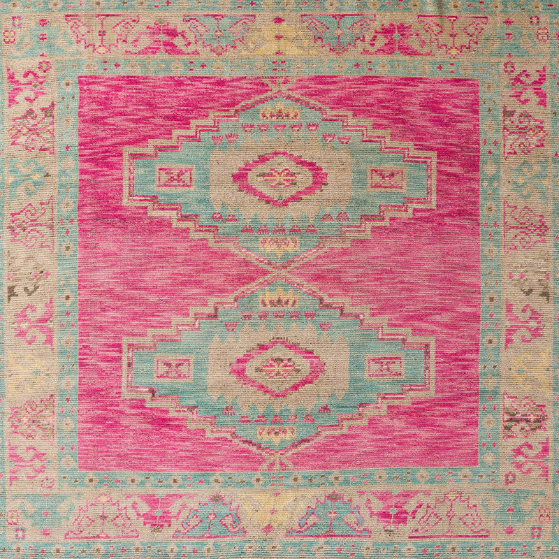 Abstract Indoor Rug, Square 3'