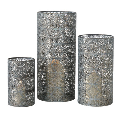 3 Piece Alhambra Candle Lanterns