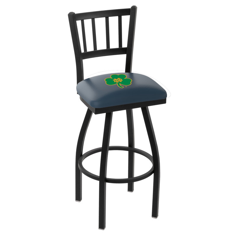 NCAA Swivel 25" Counter Stool, Miami Hurricanes, 25" Height