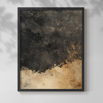 ABSTRACT Series CECXLII - Impression encadrée de qualité supérieure - Prêt à être accroché - Aucun clou requis