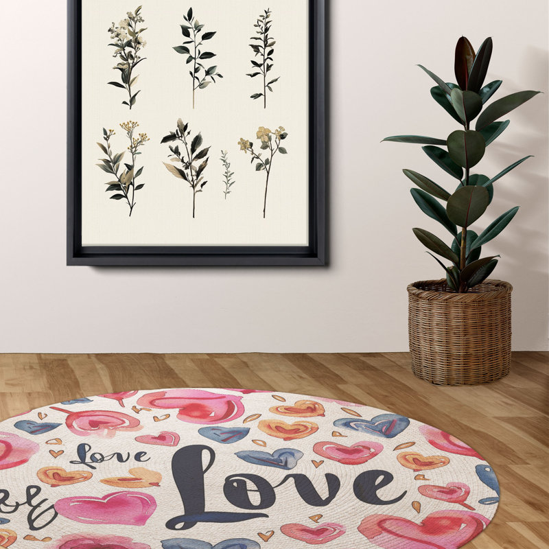 Tapis tressé Valentin, Rond 5 pi