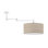 Blaike Fabric Semi Flush Mount