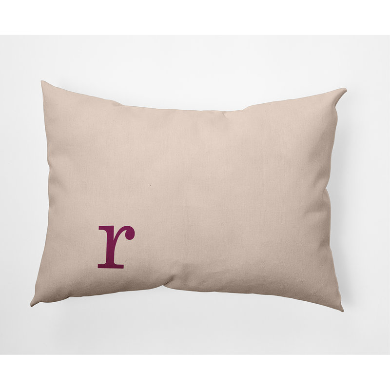 Coussin lombaire rectangulaire intérieur / extérieur Polyfill, Rose cendré