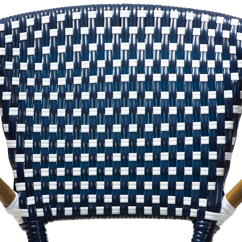 Chaise de patio Azier, Bleu marine
