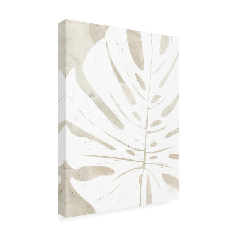 «June Erica Vess», «Linen Tropical Silhouette I», art sur toile, H 32 po x l 24 po x P 2 po