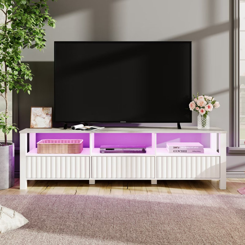 Meuble télé pour téléviseur de 75 po ou moins Christhild