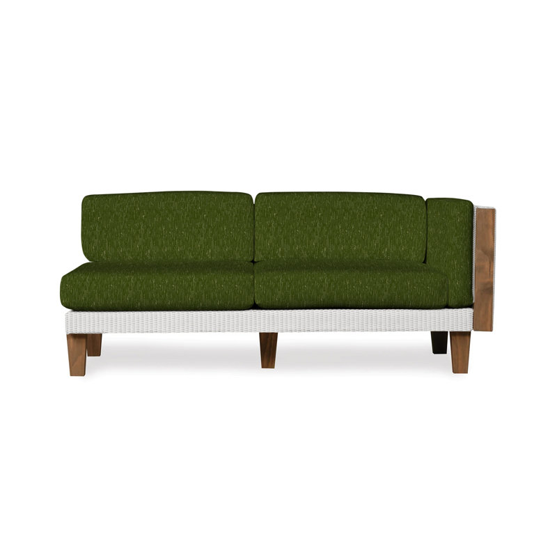 Catalina Outdoor 2 - Seat Loveseat, White, Demo Oatmeal