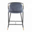 Tabouret de comptoir rembourré H 26 po avec structure en métal-1667959038