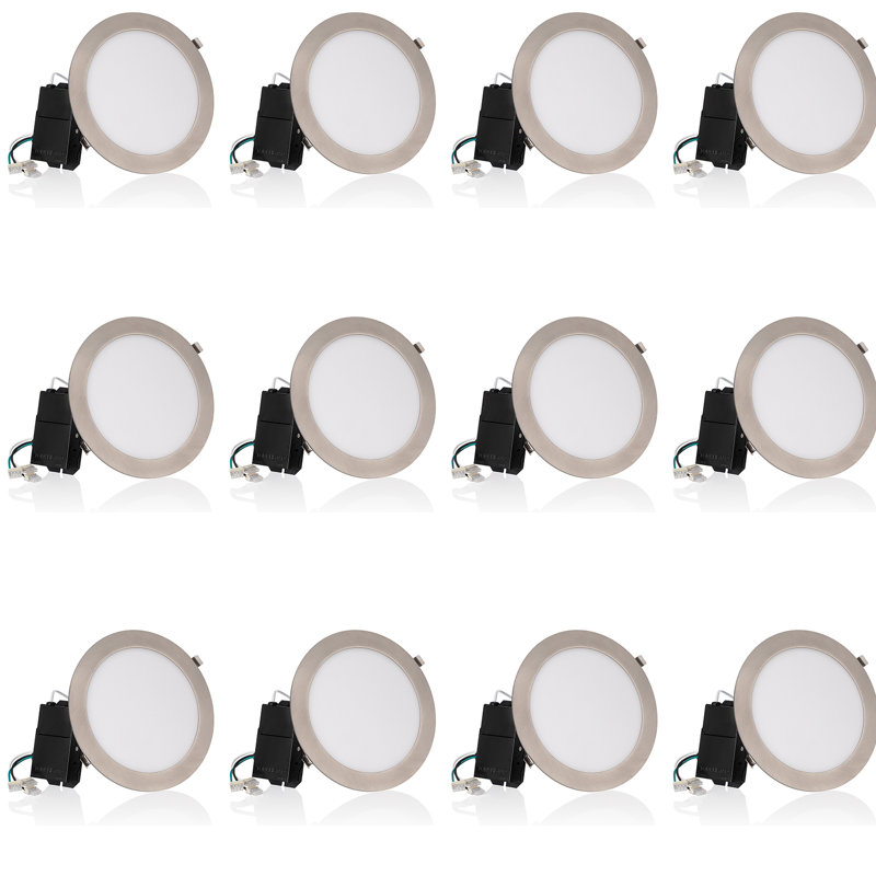 Ensemble d'éclairage encastré 8,94 "ultra-mince à DEL 2700K Remodel IC