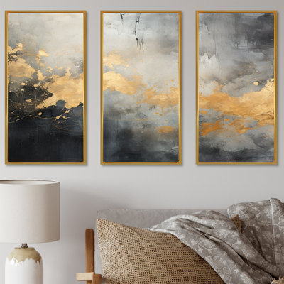Elegant Sky Whispers - Ensemble de décoration murale ciel