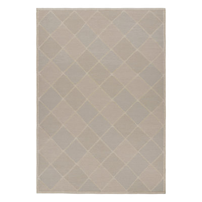 Scandinavian Wool Geometric Area Rug
