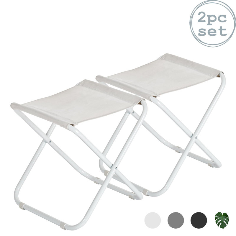 Harbour Housewares - Classic Folding Stools, White