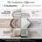 Vilano Springs ® Oversized Down Alternative Comforter with piped Edging and corner loops, Easy care-420232247-420232232