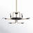 Sacci 9 - Light Sputnik Modern Linear Chandelier
