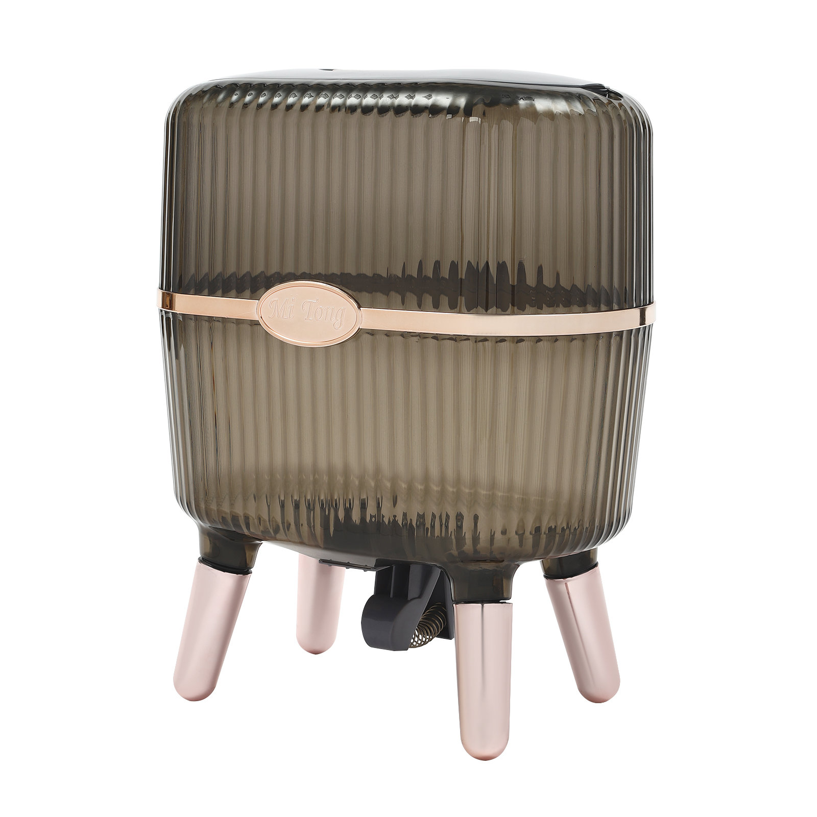 Dispenser Doppio Per Cereali E Snack - Contenitore Hermetico Plastica, Design Moderno Nero - Foto 2