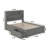  Casandra Solid Wood Platform Bed with Panel Footboard and Storage Drawer-87655101-87655102
