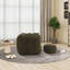 Fauteuil à billes avec repose-pieds en chenille-718449802