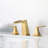 Widespread 2-handle Bathroom Faucet with Drain Assembly
