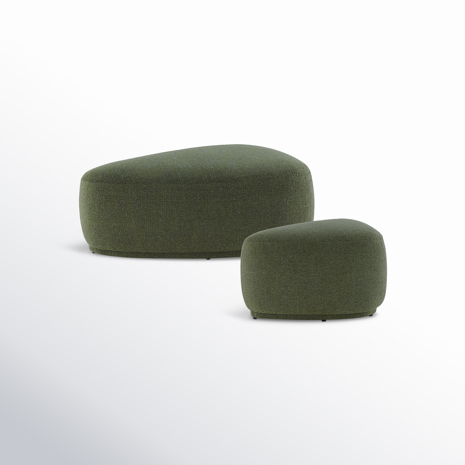 Adna Triangle Cocktail Ottoman (Set Of 2)