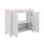Rangement de meuble-lavabo fonctionnel 36 po avec lavabo en céramique-632920392