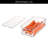 iDesign Stackable Fridge Organizer Bins with Lid for Fresh Produce - Ideal for Fruits, Vegetables, and Snacks