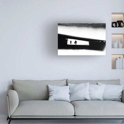 Dragoslav Sekuli Walk Off Frame Canvas Art