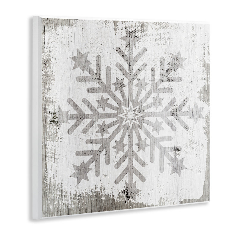 " Winter Snowflake Weathered Pattern " by Lil' Rue