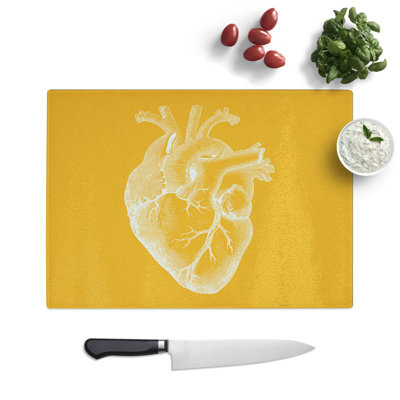 Anatomical Heart Chopping Board