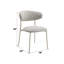 Ensemble de 2 chaises d'appoint en tissu Kalam