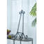Support pour assiettes en fer noir 23 po -126331678