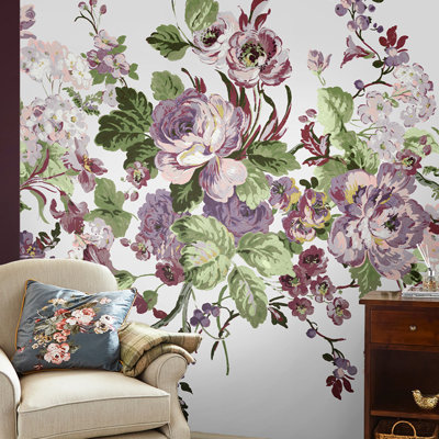 Laura Ashley Rosemore Grape Mural