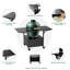 Table de barbecue extérieure pour la cuisson de gros œufs, structure en métal avec deux surfaces pliantes, peut contenir des barbecues jusqu'à 21 pouces, fabrication en fer, outils de rangement spacieux, installation simple, mobile et
