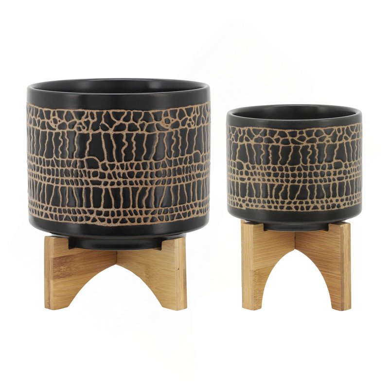 S / 2 5/8 "GLACE GLACÉE AVEC SUPPORT, NOIR