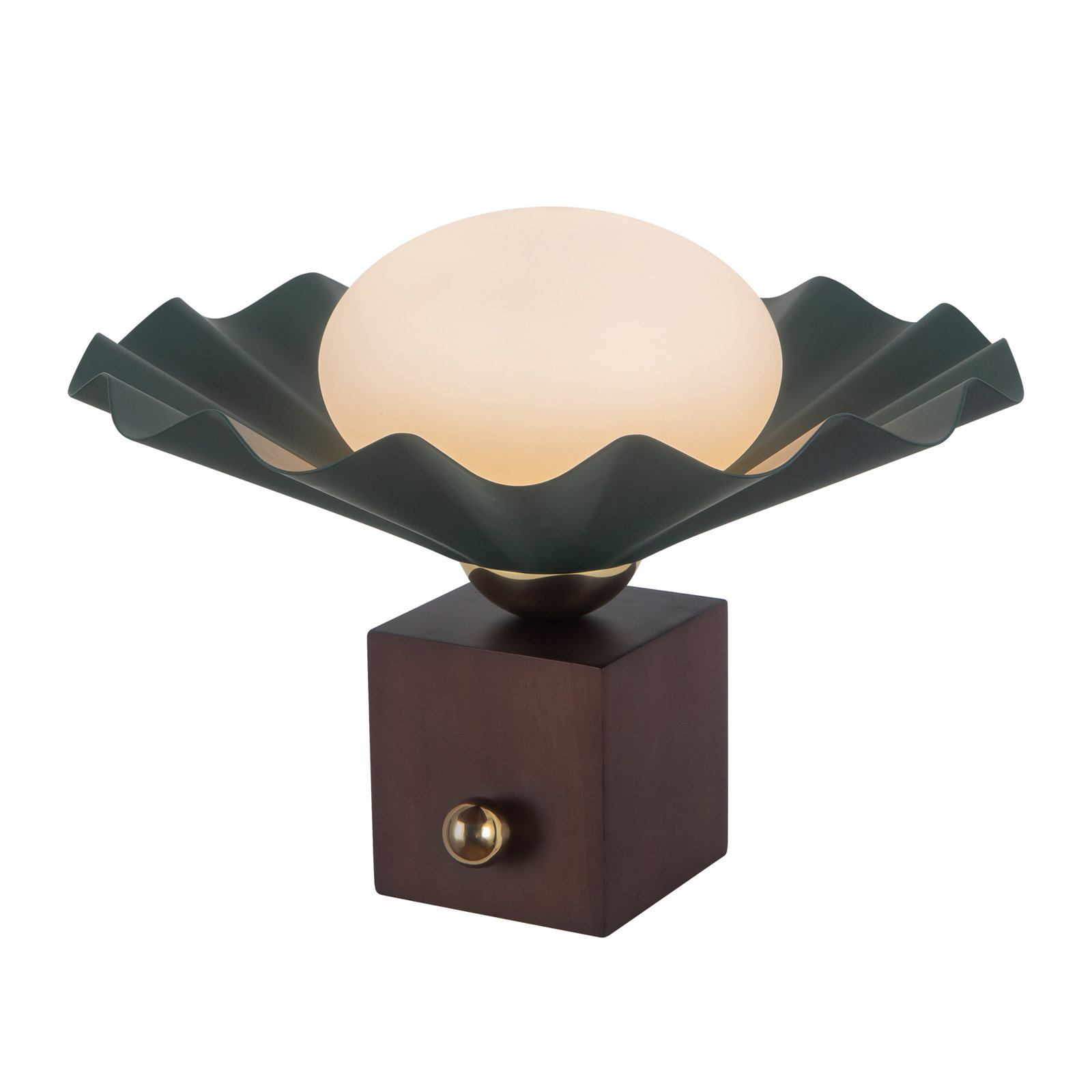 Sadira 9-in Table Lamp, Green