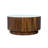 Transitional Fluted Marble Round Handmade Coffee Table