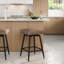 Tabouret pivotant carré en métal et à hauteur ajustable Wyndham-127271871-127271872