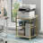 31.89'' H x 18.9'' W File Cart with Wheels