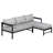 L-shaped Outdoor Conversation Set With Cushions-2119485102