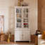 Vitrine 77,5 po H avec rangement