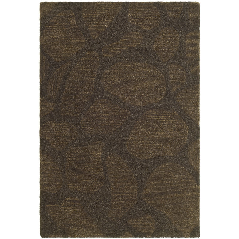 Soho Hand Tufted Wool And Viscose Abstract Rug, Rectangle 2' x 3'
