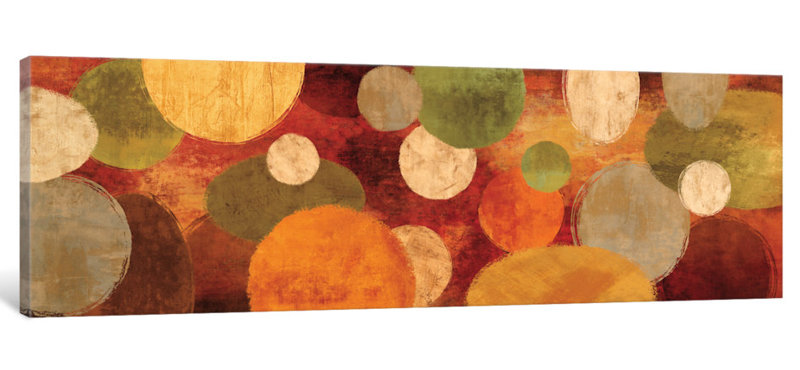«With Gusto I», reproduction d'art sur toile, H 12 po x l 36 po x P 1,5 po