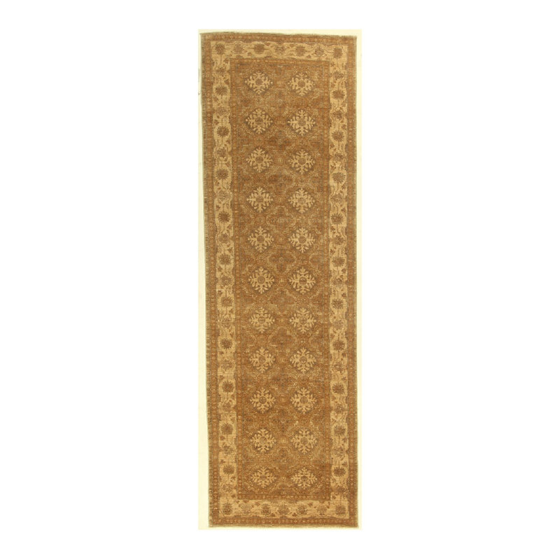 Handmade Cotton and Wool Oriental Area Rug