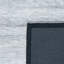 Tapis rayé touffeté à la main gris clair-1411262779