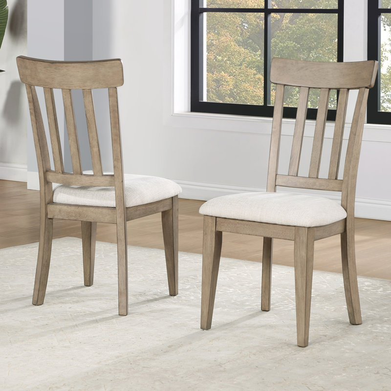 Osbourne 18'' H Upholstered Side Chair, Beige